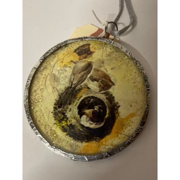 Set of 4 Bird Ornaments. KK384 - Picture 2 of 5